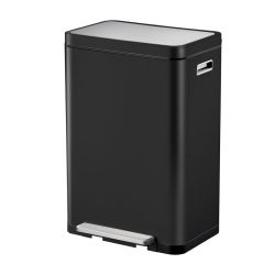EKO X-Cube pedaalemmer 45 ltr - zwart/mat RVS