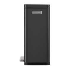 EKO X-Cube pedaalemmer 30 ltr - zwart/mat RVS