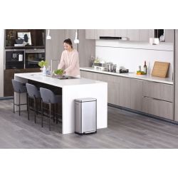 EKO X-Cube pedaalemmer 30 ltr - mat RVS