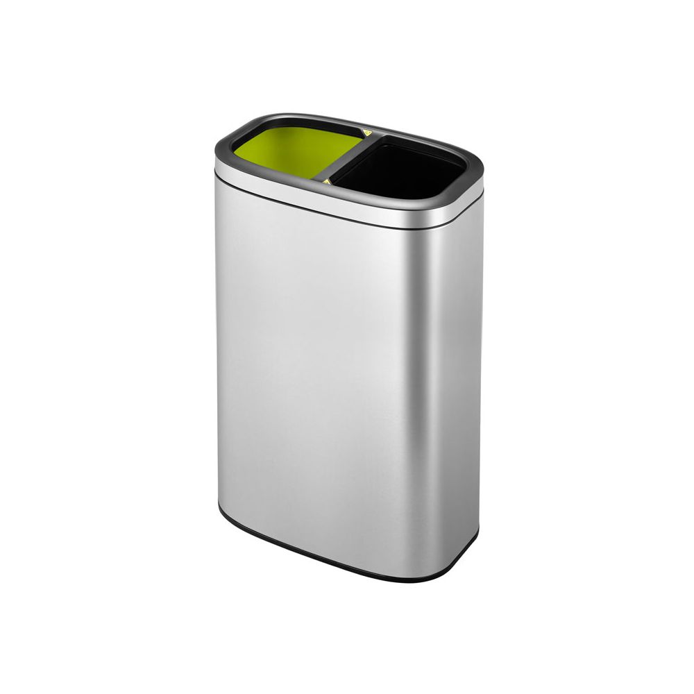 EKO OLI-Cube Open Top Bin 20+20 ltr - mat RVS