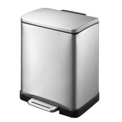 EKO E-Cube pedaalemmer 12 ltr - mat RVS