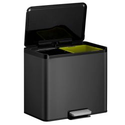 EKO Essential Recycler pedaalemmer 15+15 ltr - zwart