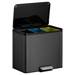 EKO Essential Recycler pedaalemmer 9+9+9 ltr - zwart