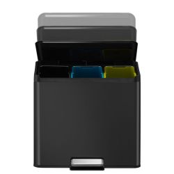 EKO Essential Recycler pedaalemmer 9+9+9 ltr - zwart