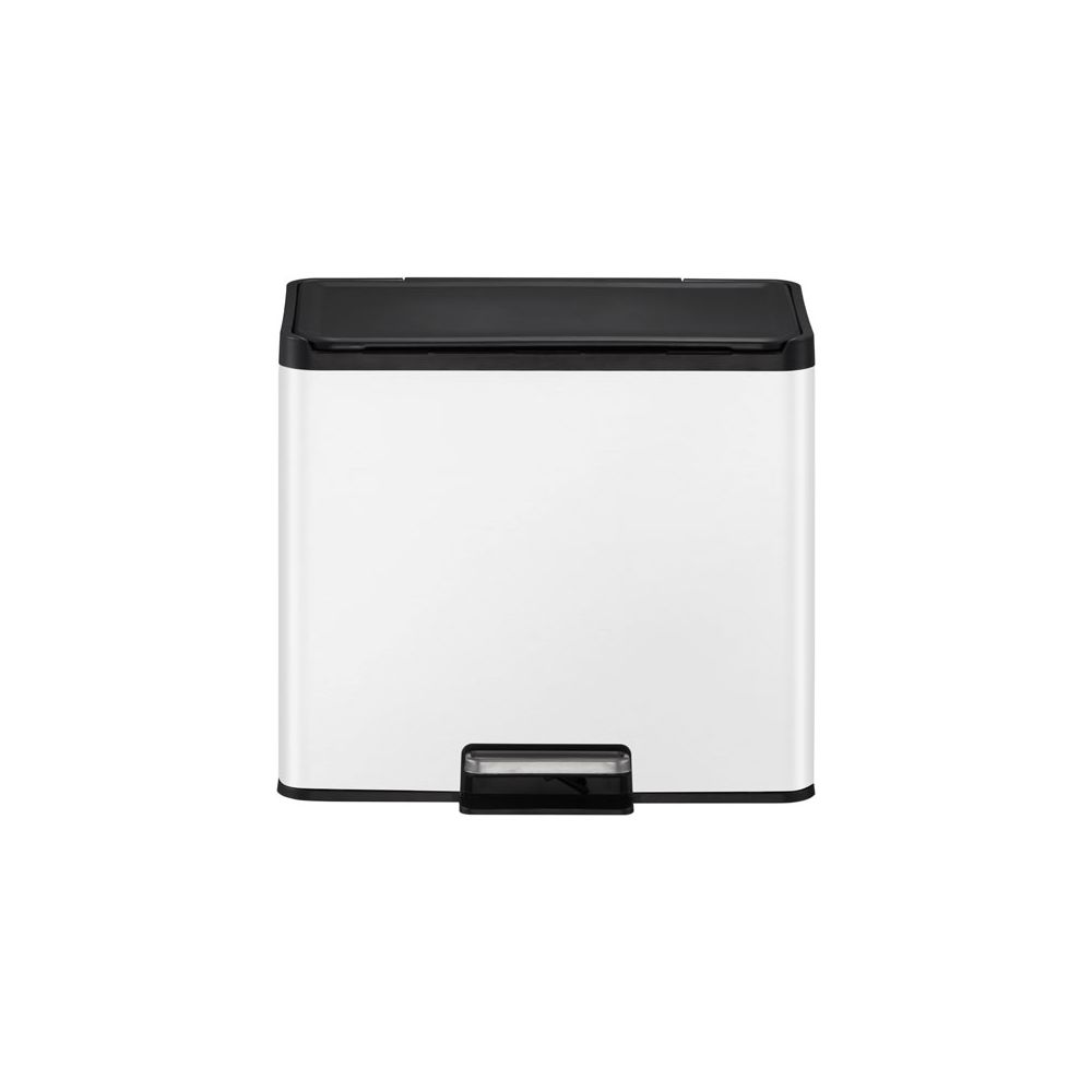 EKO Essential Recycler pedaalemmer 15+15 ltr - wit
