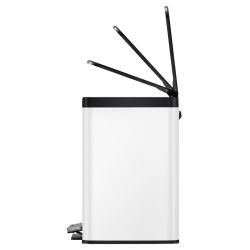 EKO Essential Recycler pedaalemmer 15+15 ltr - wit