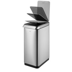 EKO afvalbak  Touch Bar 30 ltr - mat RVS