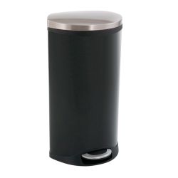 EKO Shell Bin pedaalemmer 30 ltr - zwart