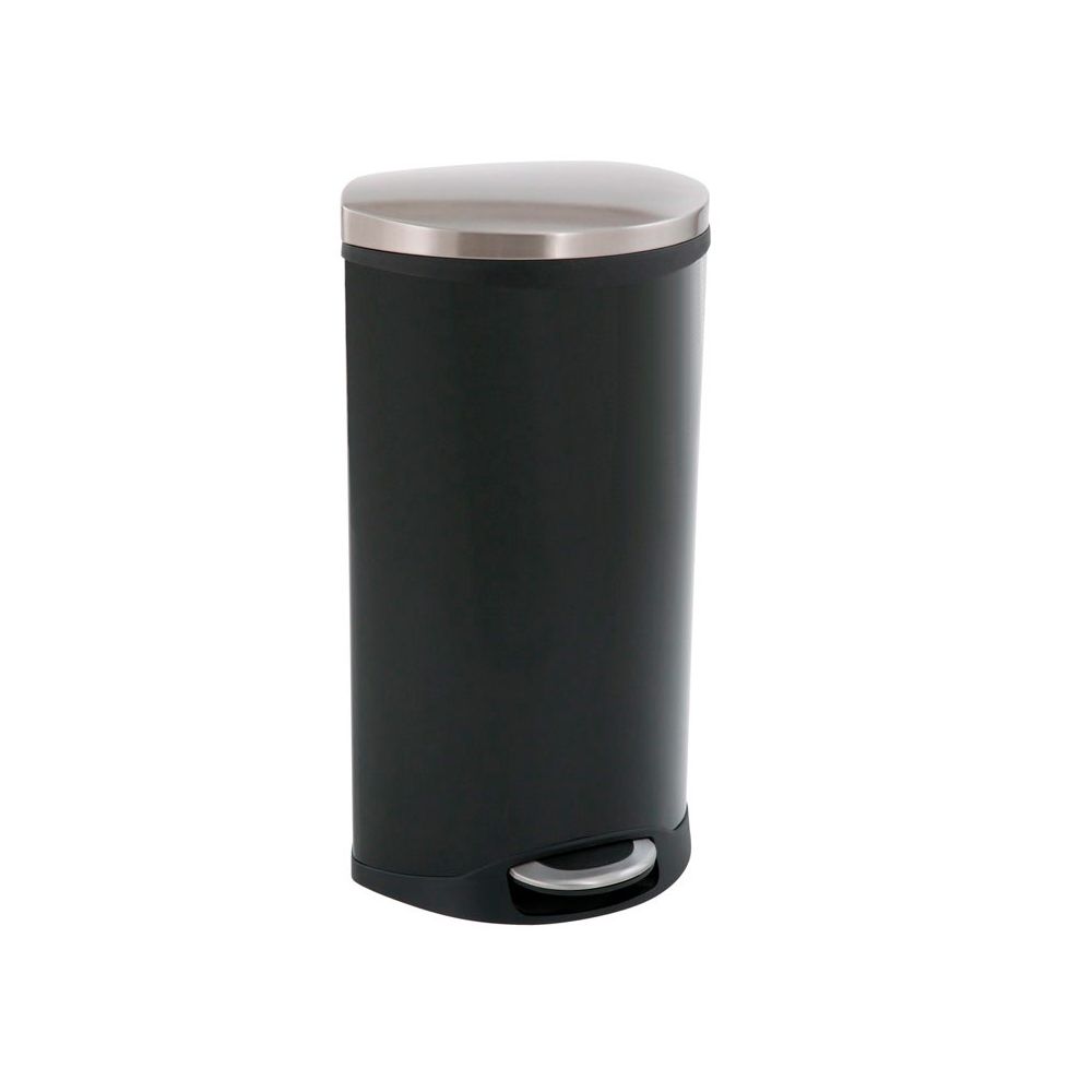 EKO Shell Bin pedaalemmer 30 ltr - zwart