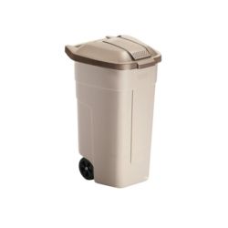 Rubbermaid afvalbak voor buiten 100 ltr - grijs/beige