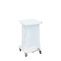 Saekko Boy met deksel en voetpedaal 40 ltr - Wit