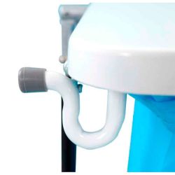 Saekko Boy met deksel en voetpedaal 40 ltr - Wit