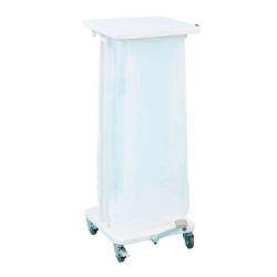 Saekko Boy met deksel en voetpedaal 60 ltr - Wit