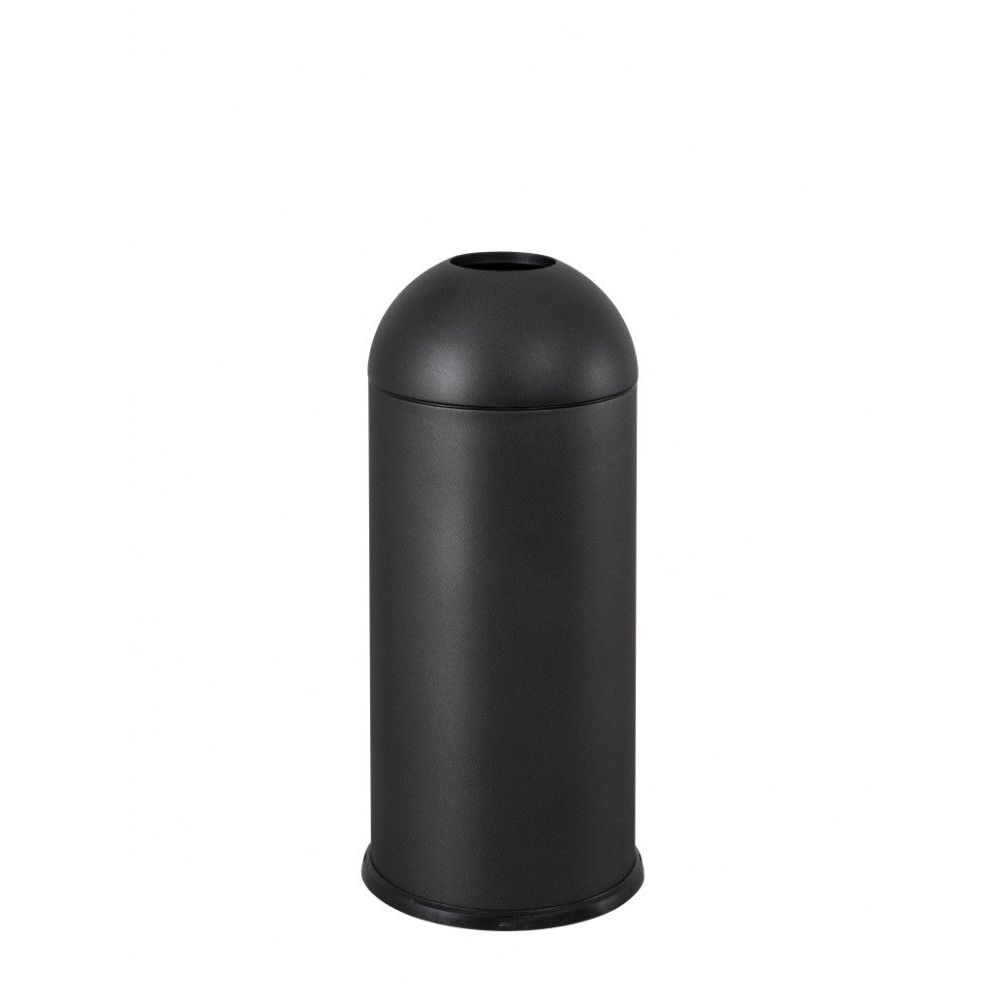 Functionals Revolved L1 open top afvalbakysteem - zwart
