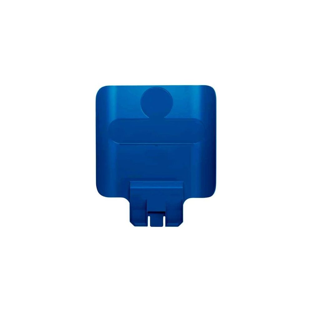 Rubbermaid paneel voor Slim Jim recyclingstation - blauw