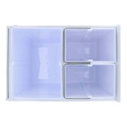 4goodz Inbouw prullenbak afvalscheiding 26 cm breed - 30 liter - wit