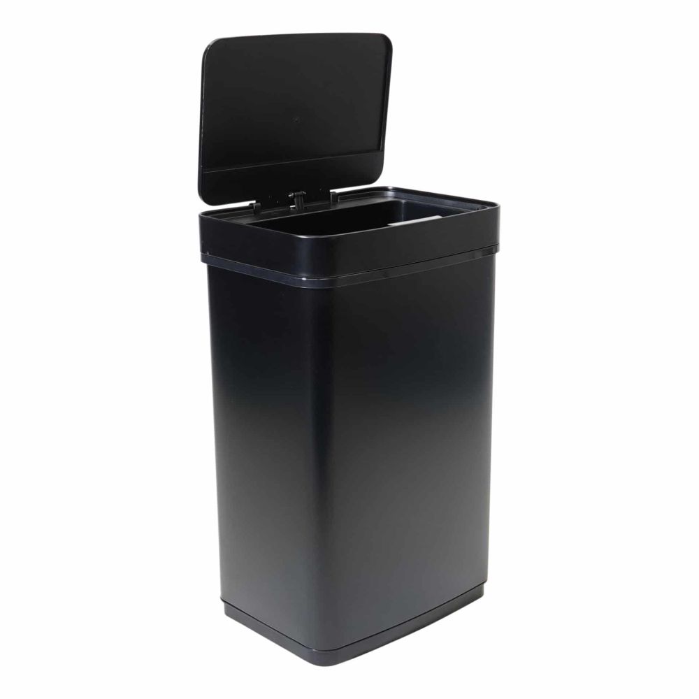 4goodz Prullenbak met sensor 60 liter - mat zwart