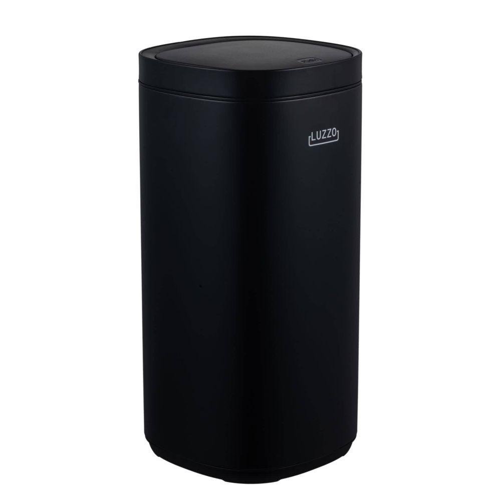 4goodz Luzzo Square Touch prullenbak 40 liter - zwart
