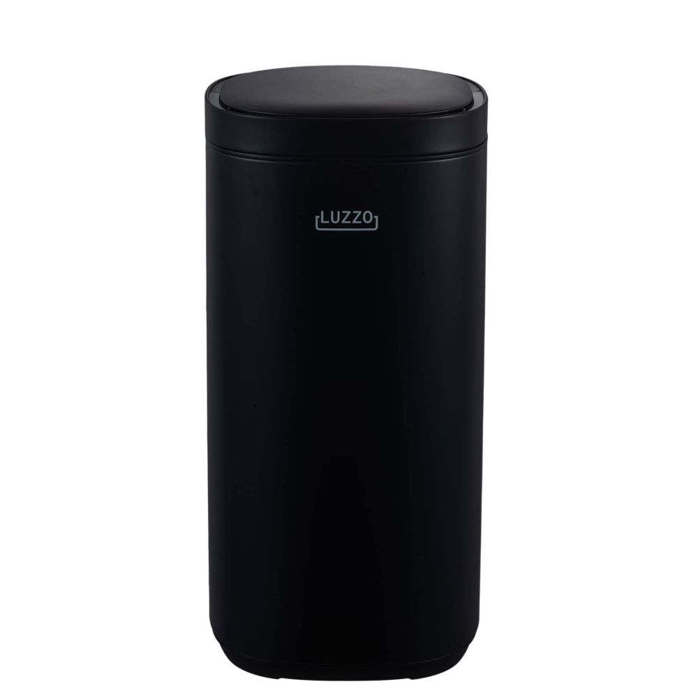 4goodz Luzzo Square sensor prullenbak met ozon filter 30 liter - mat zwart