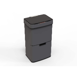 4goodz Smart Waste afvalbak afvalscheiding prullenbak met sensor 72ltr - grijs