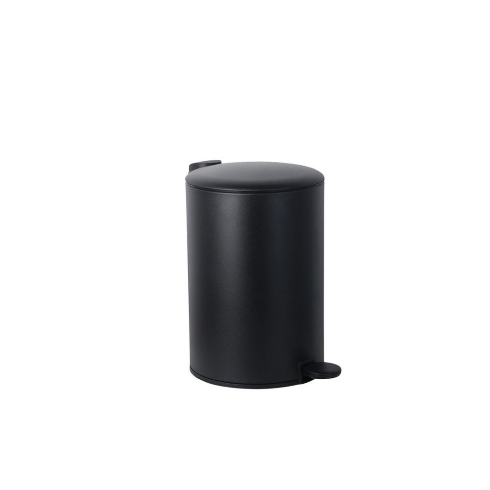 Practo Home pedaalemmer 12l -mat zwart