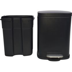 Practo Home pedaalemmer design 5l - mat zwart